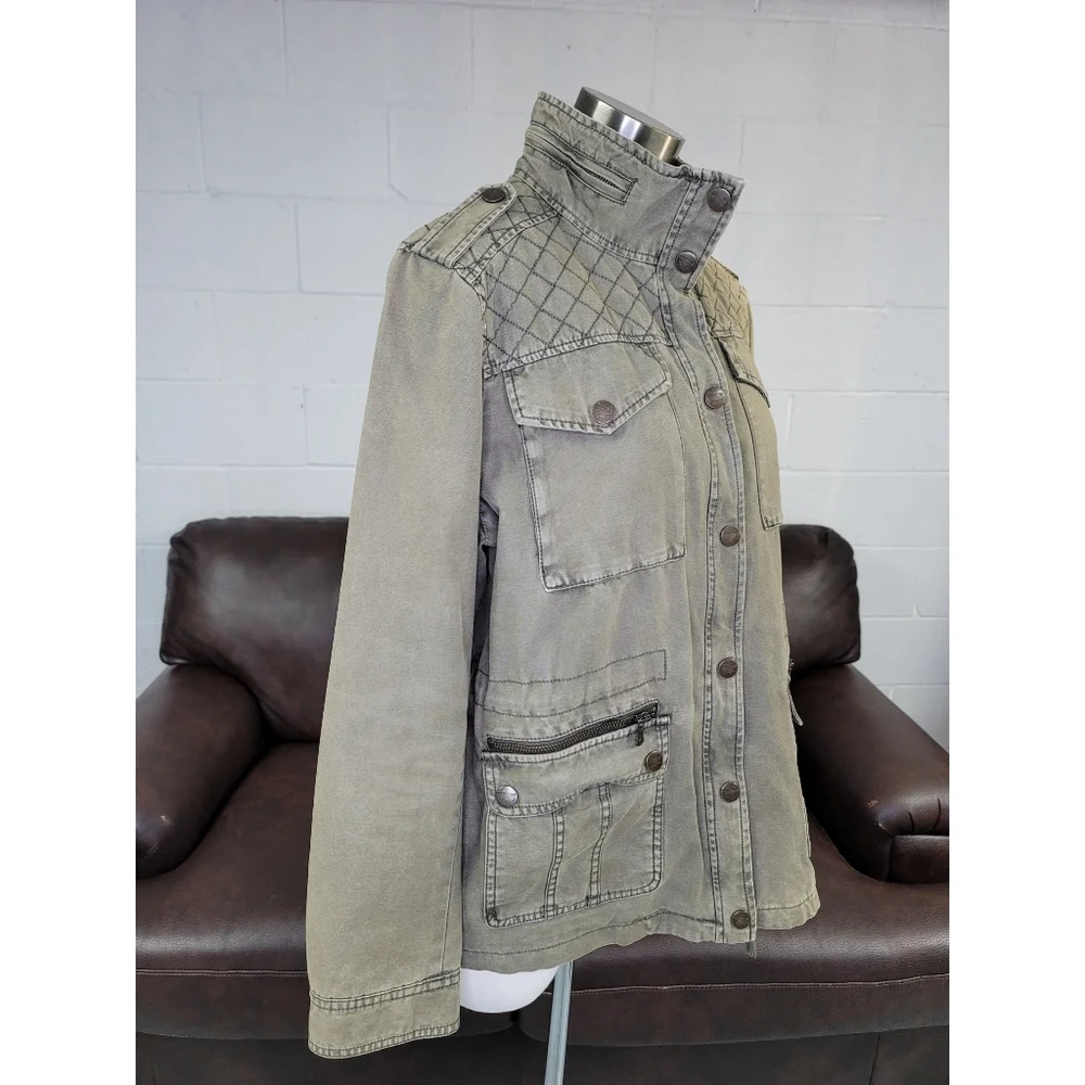 Levi's jacket size L Green military color - Picture 2 of 14